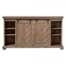  25445 - Uttermost Primalia Barn Door Media Console