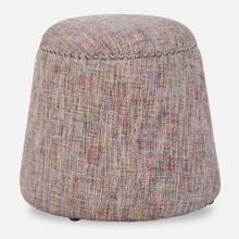  23834 - Uttermost Gumdrop Confetti Chenille Ottoman