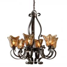  21006 - Vetraio 6Lt Oil Rubbed Bronze Chandelier