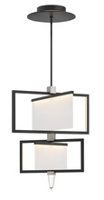 Hinkley 32506BLK - Hinkley Lighting Lisa McDennon Collection &#34;Folio&#34; 32506BLK LED Pendant/Chandelier