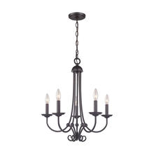  1505CH/10 - Thomas - Williamsport 20'' Wide 5-Light Chandelier - Oil Rubbed Bronze