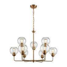  CN280925 - Thomas - Astoria 32'' Wide 9-Light Chandelier - Satin Gold