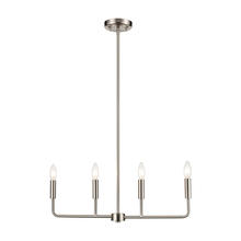  CN330422 - Thomas - Park Slope 25'' Wide 4-Light Chandelier - Brushed Nickel