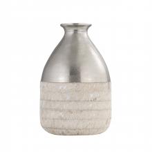  S0807-12244 - Chloe Vase - Small Silver