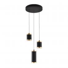  E22943-BKGLD - Cuff-Multi-Light Pendant