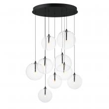  E25077-18BK - Global-Multi-Light Pendant